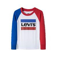 Levi's 李维斯 LV2012221TD-001 男童长袖T恤 奶白色 110(4T)cm