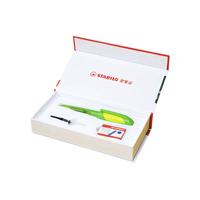 STABILO 思笔乐 钢笔 EASYbuddy 绿黄 EF尖 礼盒装