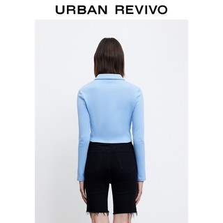 URBAN REVIVO WV33S4ME2001 女士长袖POLOT恤