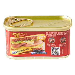 SPAM 世棒 午餐肉罐头 培根味 198g