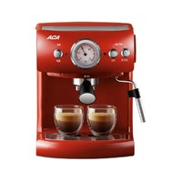 ACA 北美电器 AC-E15D 半自动咖啡机 红色