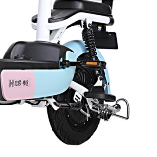 哈啰出行 炫彩 电动自行车 TDT-150Z 48V12Ah锂电池 源彩蓝/粉色