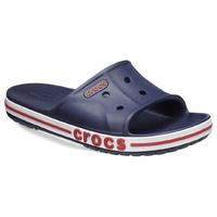 crocs 卡骆驰 贝雅卡骆班一字拖|205392 深蓝/辣椒红-4CC 44(280mm)