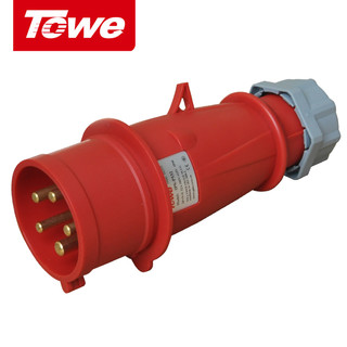 Towe 同为 TOWE）32A工业连接器工业插头机房PDU航空插头5芯公头IPS-P532