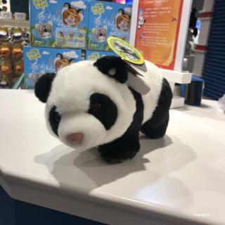 迪士尼商城同款广州长隆纪念品黑白大熊猫毛毛绒玩具玩偶布娃娃礼物生日礼物 抱奶瓶熊猫BB公仔25CM 其它大小