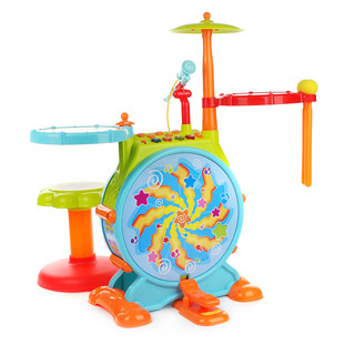 汇乐 玩具儿童玩具益智早教爵士鼓音乐敲鼓架子鼓男孩女孩玩具