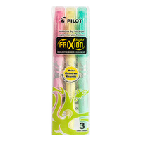 PILOT 百乐 摩磨擦 SW-FL 单头荧光笔 淡色 3支装