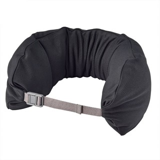 MUJI 無印良品 舒适颈部靠枕·弧形 户外 旅行 黑色 15.5×61cm