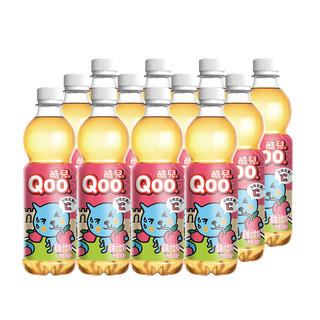 Fanta 芬达 美汁源 Minute Maid 酷儿 Qoo 蜜桃汁 果汁饮料 450ml*12瓶 整箱装 可口可乐出品 新老包装随机发货