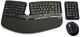 Microsoft 微软 Sculpt 人体工学桌面键盘,鼠标和数字键盘套装,英国布局 - 黑色