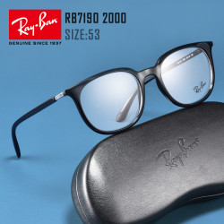 rayban雷朋文艺素颜光学透明框眼镜中性rx7190