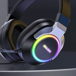 Lenovo 聯想 異能者 H3 耳罩式頭戴式游戲耳機 黑色 USB