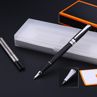 OASO 优尚 S16 拔帽签字笔 活力橙 0.5mm 单支装