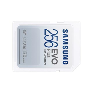 SAMSUNG 三星 EVO Plus系列 SD存储卡 256GB (UHS-I、V30、U3)