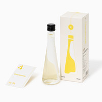 满赞小锥瓶干白葡萄酒小瓶红酒 霞多丽100ml