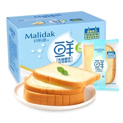 玛呖德 malidak）酸奶小口袋面包夹心吐司营养早餐 乳酸菌面包600g