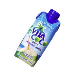 VITA COCO 唯他可可 椰子水 330ml*4瓶 整箱 进口饮料 NFC 天然原味椰子水饮料（包装全新升级）