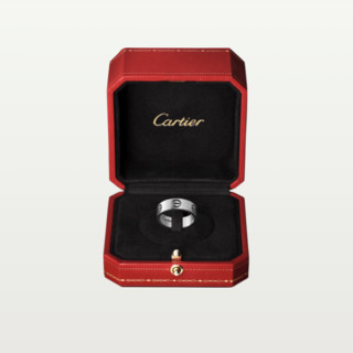 Cartier 卡地亚 love系列 B4084700 中性经典18K白金戒指