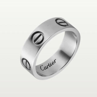 Cartier 卡地亚 love系列 B4084700 中性经典18K白金戒指