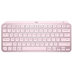 logitech 罗技 MX Keys Mini 79键 蓝牙无线薄膜键盘 玫瑰粉 单光