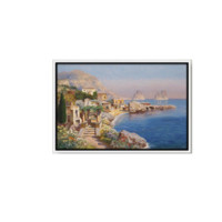 弘舍 阿洛伊斯·亚利格《科恩湖》110x73cm 1928 油画布 白色实木框