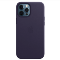 Apple 苹果 iPhone 12 Pro Max 皮质手机壳 深紫罗兰色