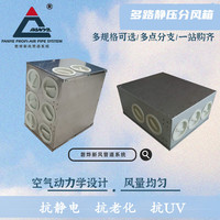 panye磐烨新风分风箱不锈钢降噪消音分支箱波纹PE管一分六七八十
