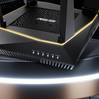 ASUS 华硕 RT-AX92U 三频6000M 千兆Mesh无线分布式路由器 Wi-Fi 6 单个装 黑色