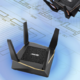  ASUS 华硕 RT-AX92U 三频6000M 千兆Mesh无线分布式路由器 Wi-Fi 6 两个装 黑色　