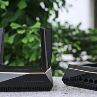 ASUS 华硕 RT-AX92U 三频6000M 千兆Mesh无线分布式路由器 Wi-Fi 6 单个装 黑色