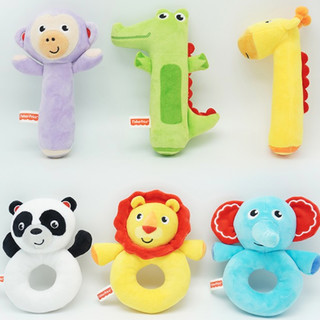 Fisher-Price 狮子安抚摇铃圈 婴幼儿毛绒玩具 宝宝卡通可爱哄睡儿童手偶0-1-2岁F1035生日礼物礼品-京东