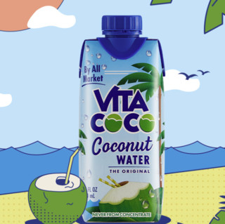 VITA COCO 唯他可可 椰子水 原味 330ml*12瓶