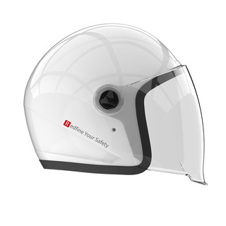 smart4u EH20 摩托车头盔 四季款 珠光白