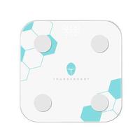 ThundeRobot 雷神 LXCW001 体脂秤 蓝白色