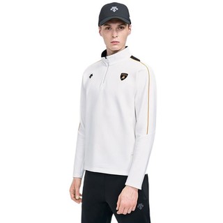 DESCENTE 迪桑特 兰博基尼联名款 男子运动套头衫 D1431XTL70-WT 白色 M