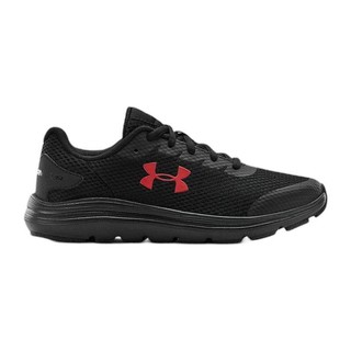 UNDER ARMOUR 安德玛 Surge 2 大童跑鞋 3022870-005 黑色 36