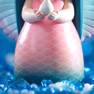 可米生活 白夜童话Lite系列 飞鱼天使 装饰摆件