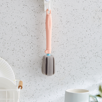 一键调节,高低杯壶轻松洗,可伸缩洗杯刷