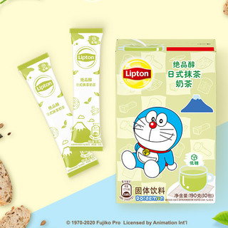 Lipton 立顿 绝品醇 奶茶固体饮料 日式抹茶味 190g