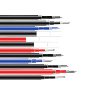 GuangBo 广博 ZX9K35D-30 按动中性笔 混色 0.5mm 黑25红3蓝2 30支装