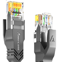 AMPCOM 安普康 六类CAT6 千兆网线 5m 灰色