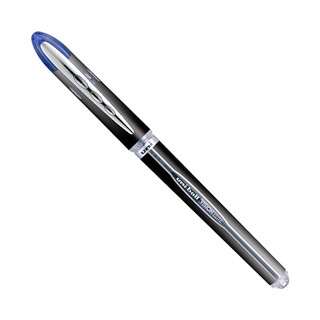 uni 三菱铅笔 UB-205 拔帽走珠笔 黑杆蓝芯 0.5mm 12支装