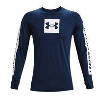 UNDER ARMOUR 安德玛 Boxed Sportstyle 男子运动T恤 1366464-408 深蓝色 S