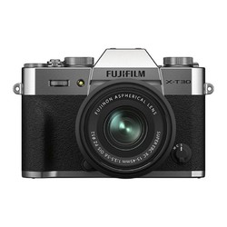 FUJIFILM 富士 X-T30 II APS-C画幅 微单相机 银色 XC 15-45mm F3.5 OIS PZ 变焦镜头 单头套机