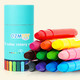 QZM 巧之木 儿童12色蜡笔套装安全水溶性画笔绘画油画棒可水洗