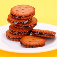 Kong WENG 港荣 黑糖麦芽饼106g*4袋夹心小饼干网红休闲零食早餐零食