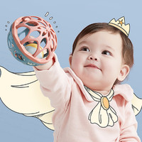 kub 可优比 宝宝手抓球0-1岁婴儿抓握训练手摇铃抚摸触觉感知球类玩具