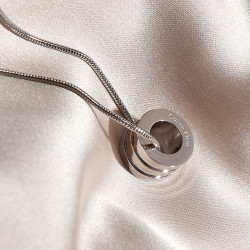 calvinklein卡尔文克莱ck项链小蛮腰设计简约情侣小众男女锁骨链吊坠