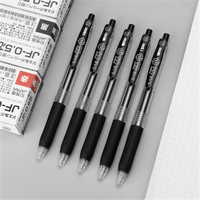 ZEBRA 斑马牌 日本ZEBRA斑马中性笔JJ15按动水笔考试笔 防水学生刷题黑笔0.5MM
