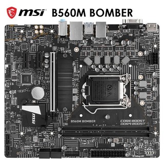 MSI 微星 B560M BOMBER 爆破弹 主板+Intel i3-10105F CPU处理器 盒装 板U套装
